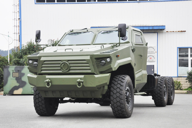 六驱EQ5096MCTSS防护性底盘_二类加长版轴距东风底盘报价_6×6防护性装甲车销售